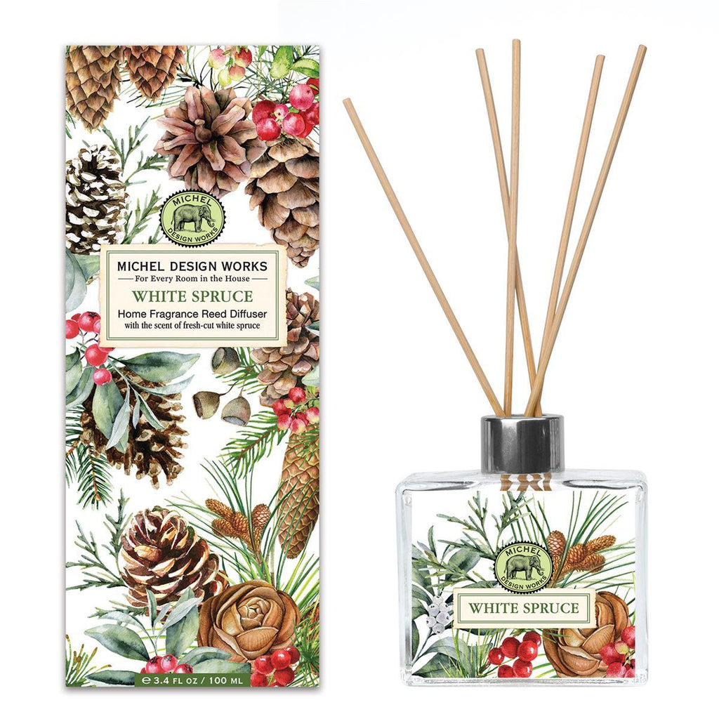White Spruce Home Fragrance Reed Diffuser - A Secret Admirer