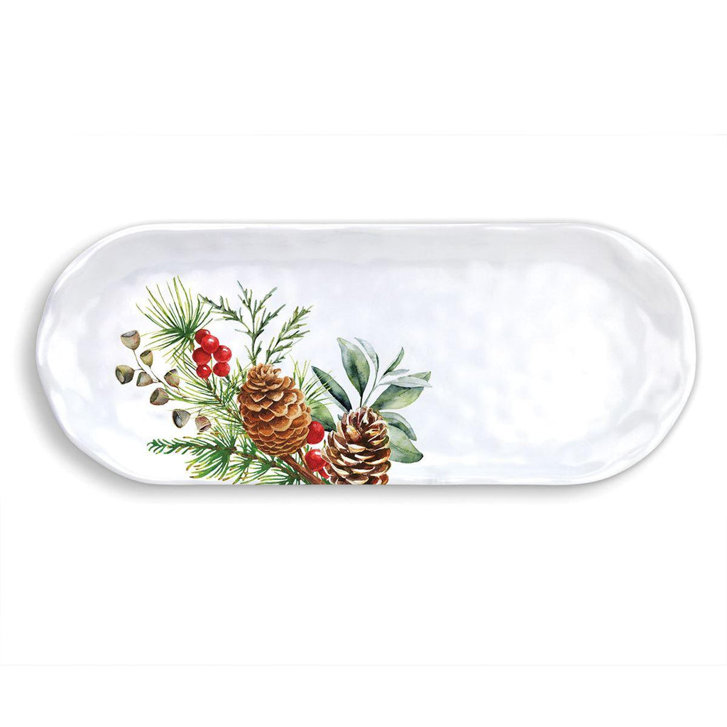 White Spruce Melamine Serveware Accent Tray - A Secret Admirer
