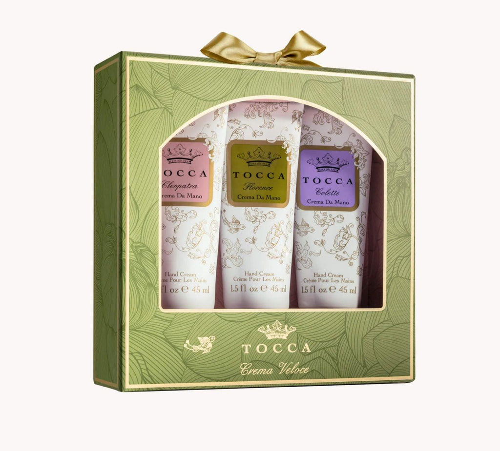 Wonders Collection Crema Veloce Mini Hand Cream Set - Cleopatra, Florence, Colette - A Secret Admirer