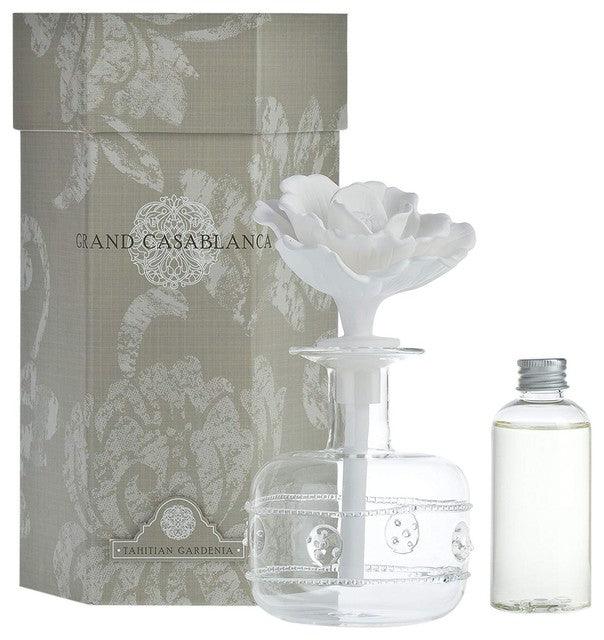 Zodax Grand Casablanca Porcelain Diffuser Tahitian Gardenia 6.8oz - A Secret Admirer