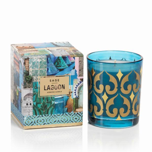 Zodax Sage Scented Candle - Lagoon 9oz - A Secret Admirer