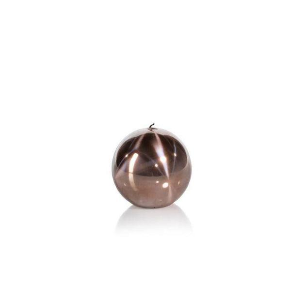 Zodax Titanium Ball Candle Rose Gold Small - A Secret Admirer